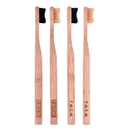 F.e.t.e. Toothbrush Multipack Purely Natural, 4 Count