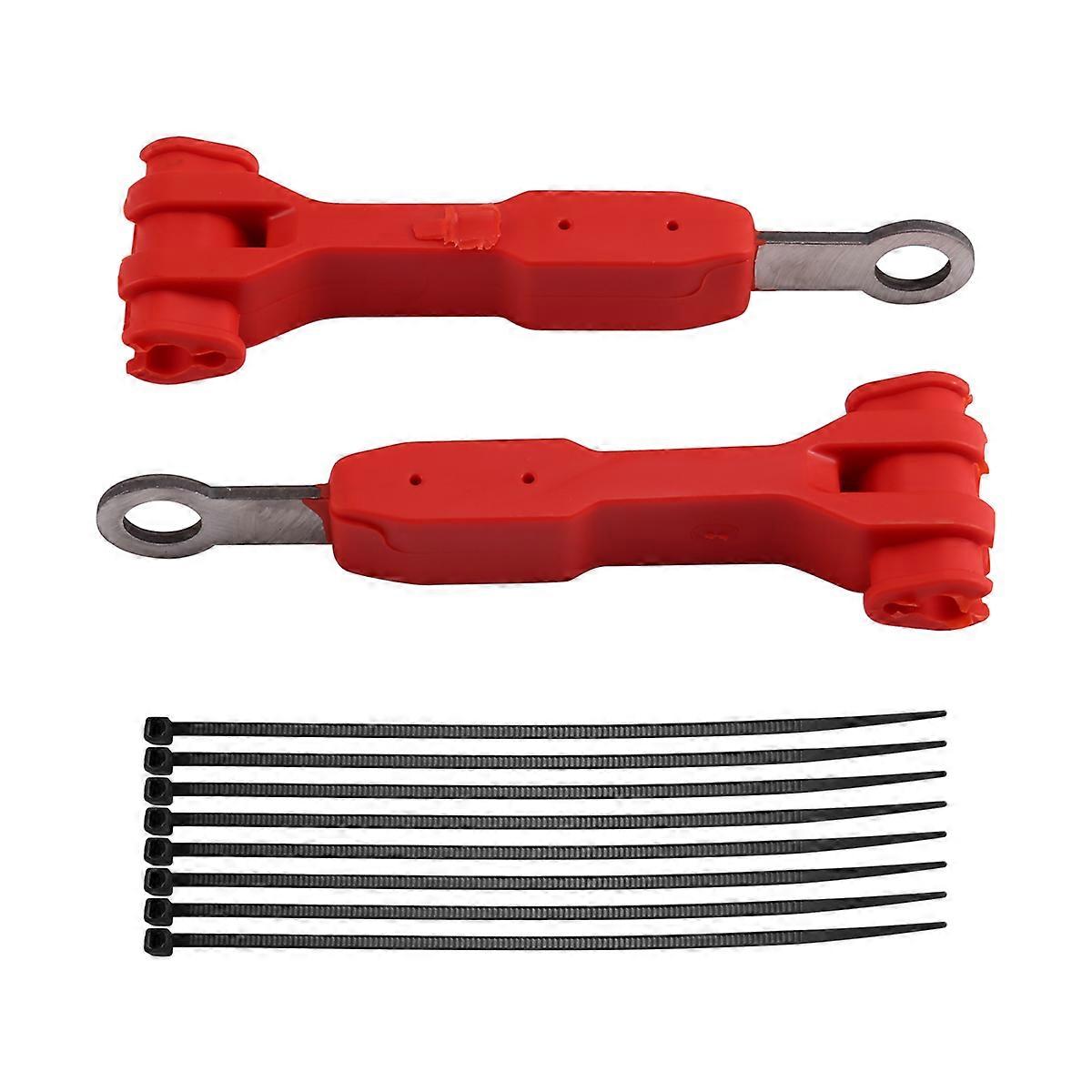 1101255 Front Brake Line Anchor Brake Hose Bracket Separator for JK JL Unlimited 2/4 Doors, Red