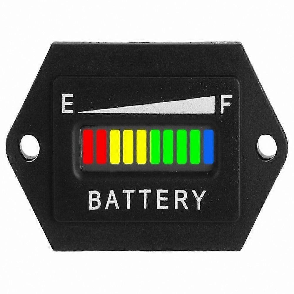Golf Cart Voltage Monitor Display - 48V Battery Indicator Meter Gauge for Electric Vehicles