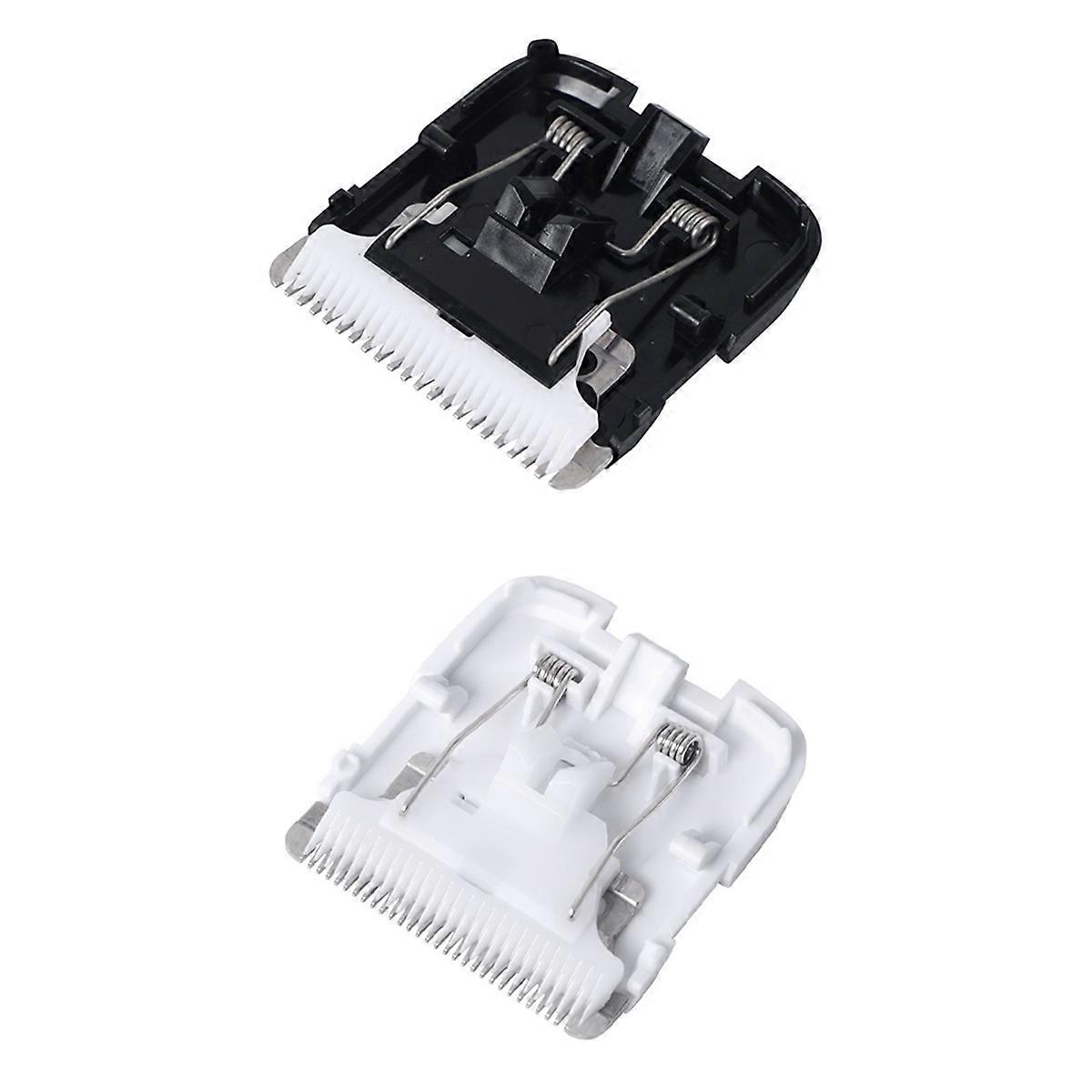 2PCS Replacement Hair Clipper Blade for Boost Nano Cutter Head White and Black