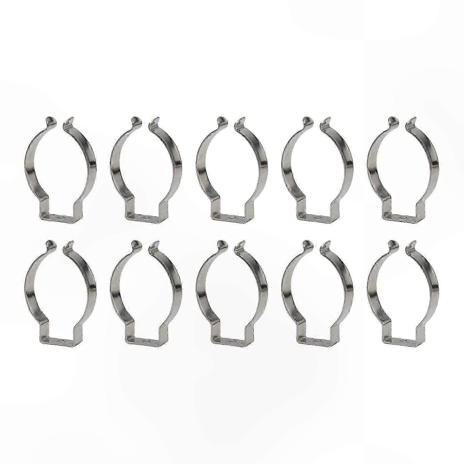 Manganese Steel Tool Holder, 10pcs Open Type Replacement Parts for Workshop Use