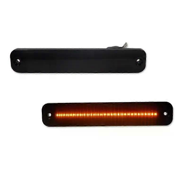 2pcs For Ford Bronco F Truck F100 F150 F250 F350 F500 Econoline E100 E150 E250 E350 F&R Amber Red Led Fender Side Marker Lights