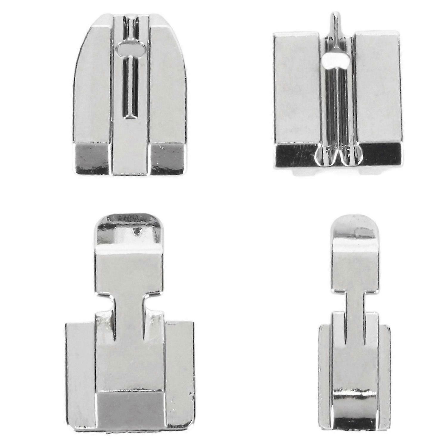 2025 Latest Model 4Pcs Zipper Presser Foot Parallel Grooves Easy Operation