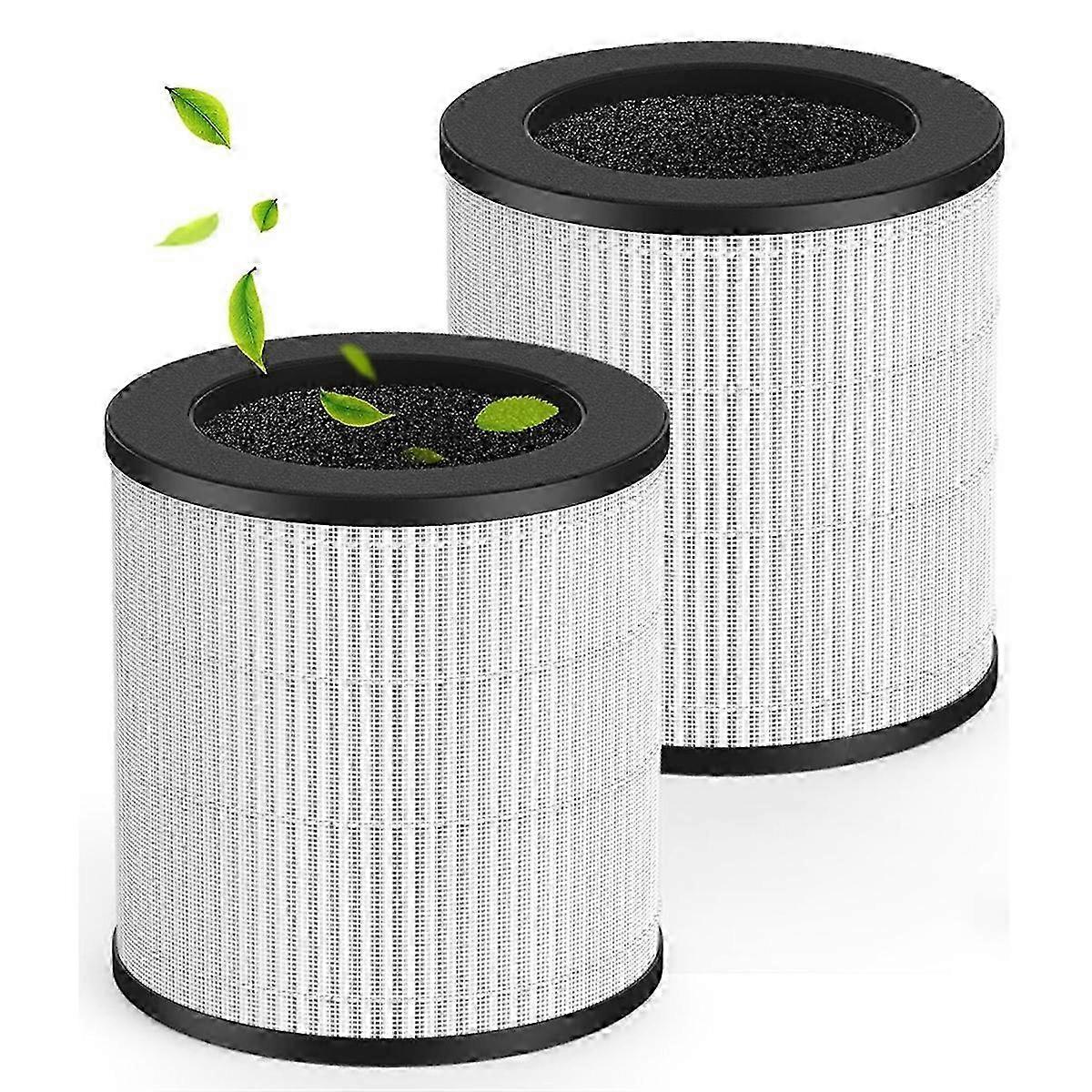 2-pack utbytesfilter för B-D02L, M05, B-D02U och D10 luftrenare