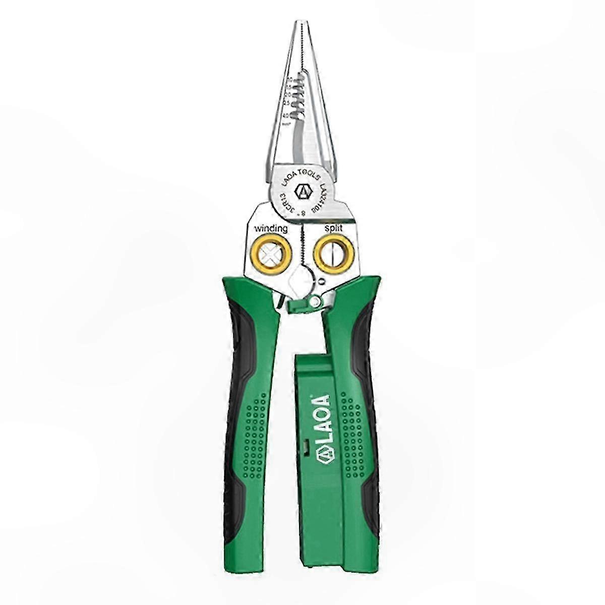 Multi-Function Wire Stripping Tool with Scissor Feature - Professional Electrical Pliers for Various Wire Tasks