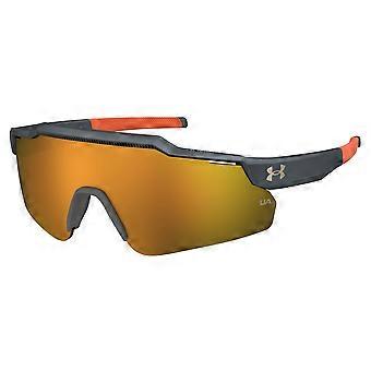 Occhiale da Sole Under Armour UA LEVELUP JR METALIZED GREY/ GOLD MIRRORED 99/1/125 unisex