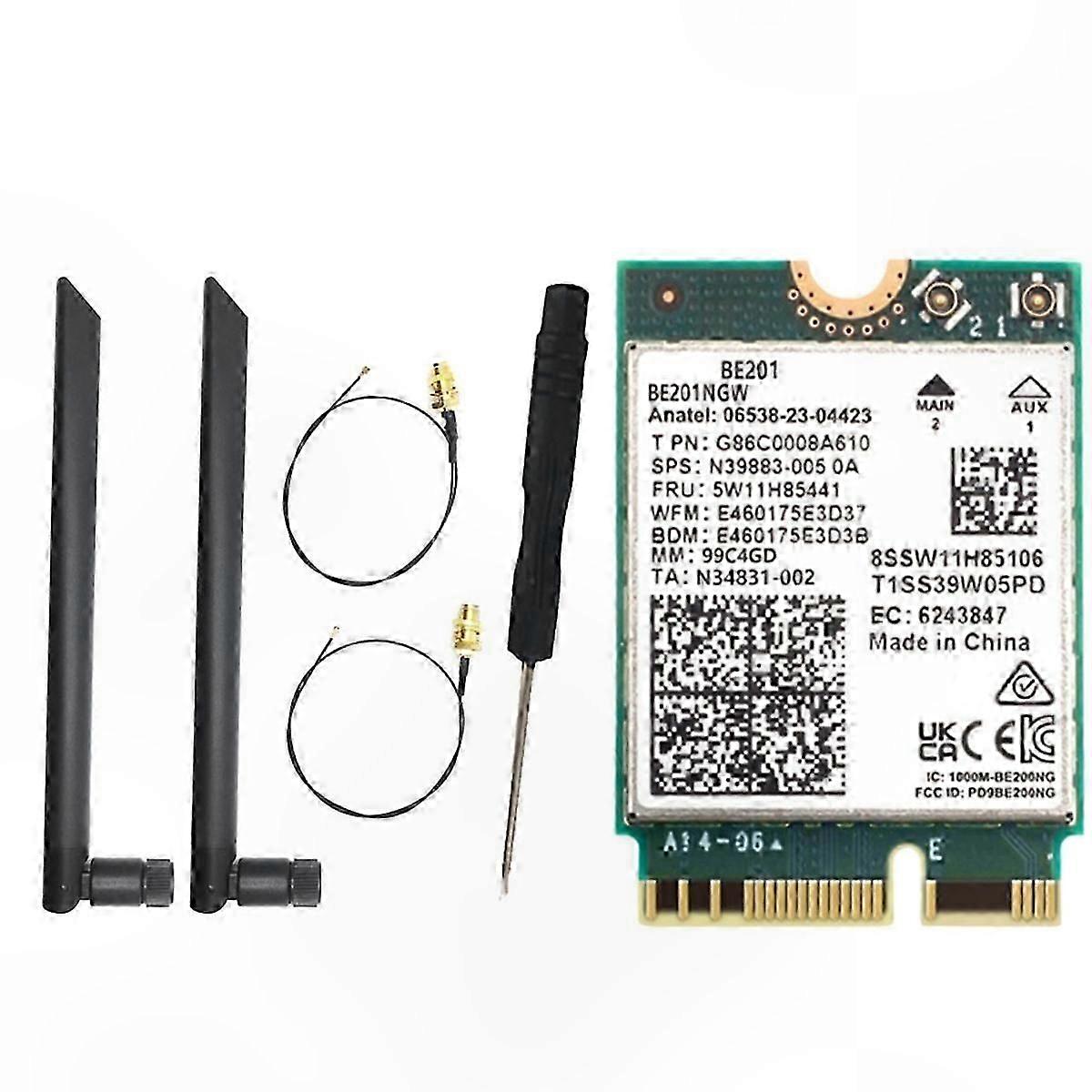 WiFi 7 Wireless Module 8774Mbps Tri-Band Bluetooth 5.4 Network Card