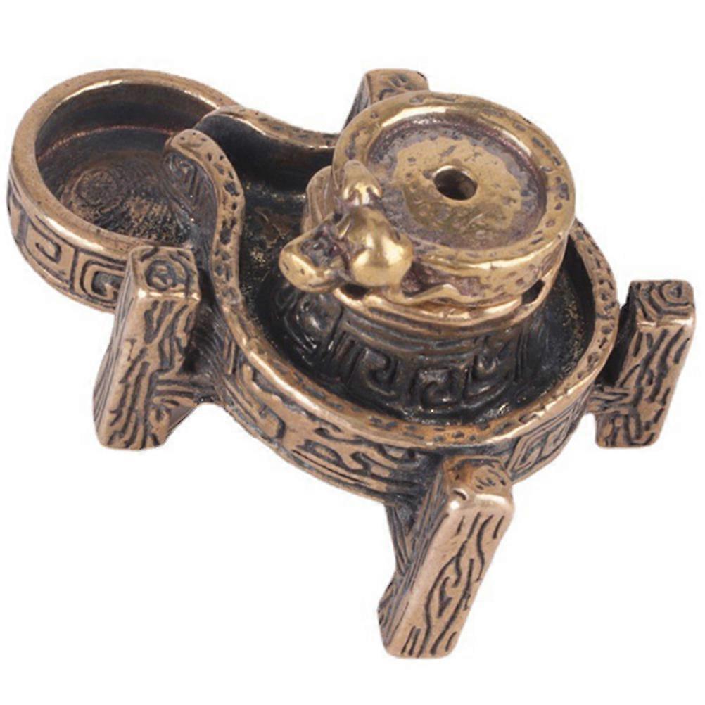 Incense Buddhist Burner Stone Mill Censer for Aromatherapy 3Pcs Pack