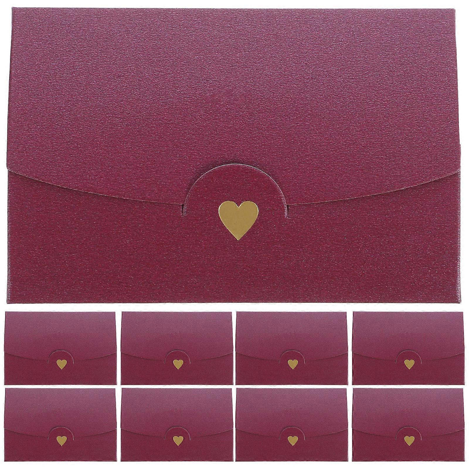 Red Small Paper Envelopes for Decoration Colorful Festival 20Pcs Set