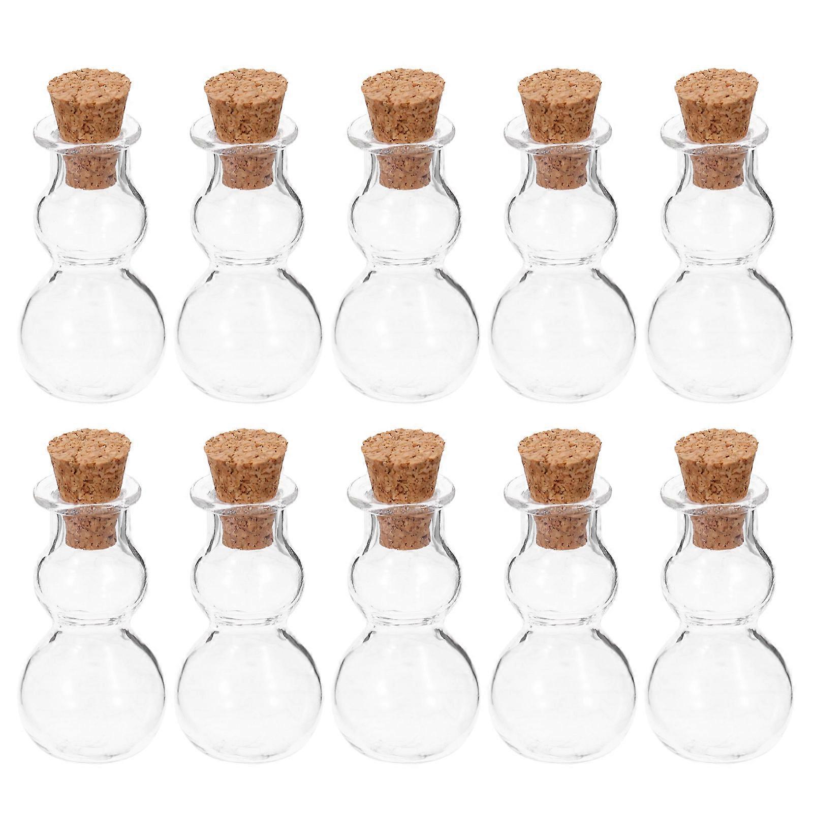 Small Glass Bottles with Cork for Crafting 20Pcs Mini Glass Jars with Cork