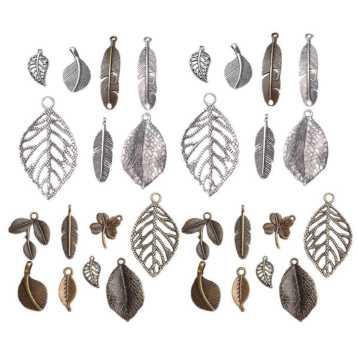DIY Leaf Accessories for Jewelry Making Necklace Bracelet Kit 150Pcs