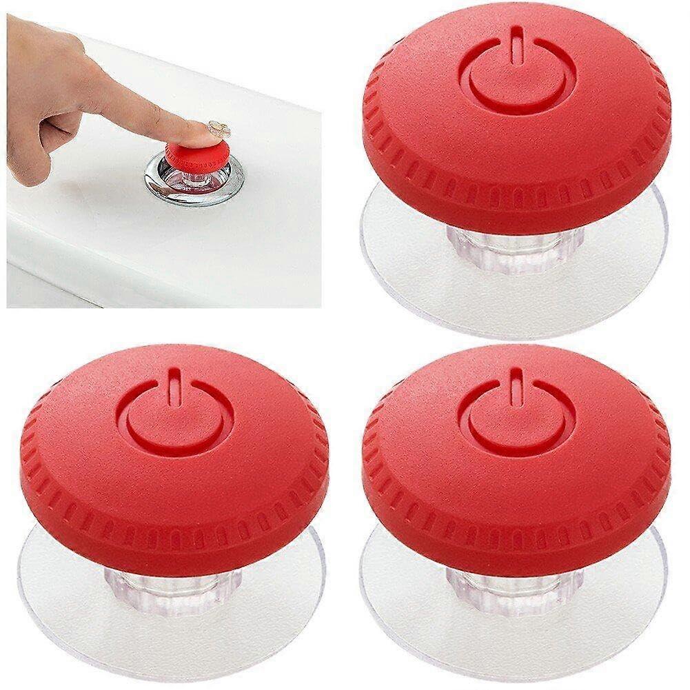 Toilet Flush Button 3Piece Set Cistern Replacement Universal Fit For Standard Toilet Tank Button Press Tool Accessories