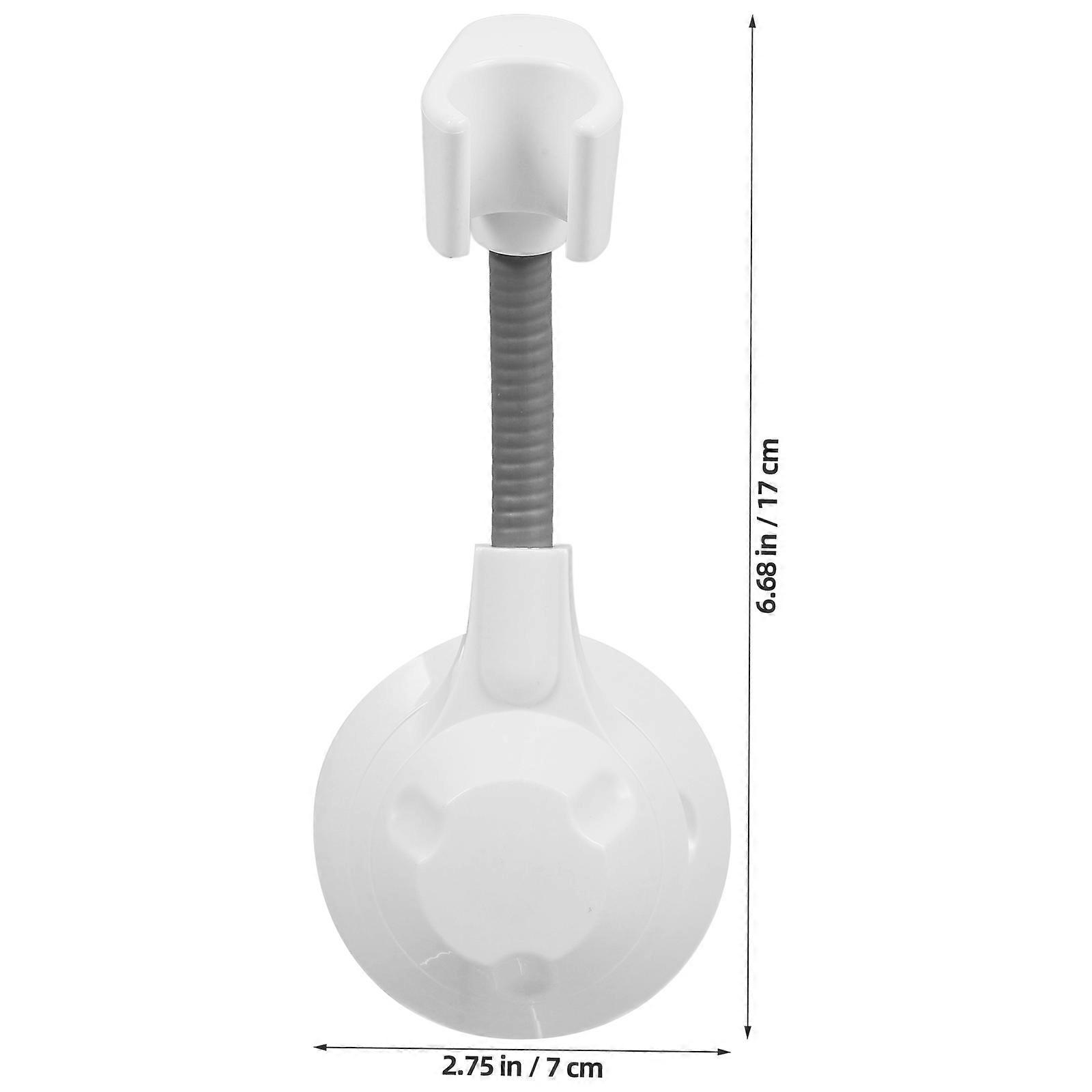 Plastic Shower Handle Holder Small Hand Shower Holder for Bathroom 4Pcs