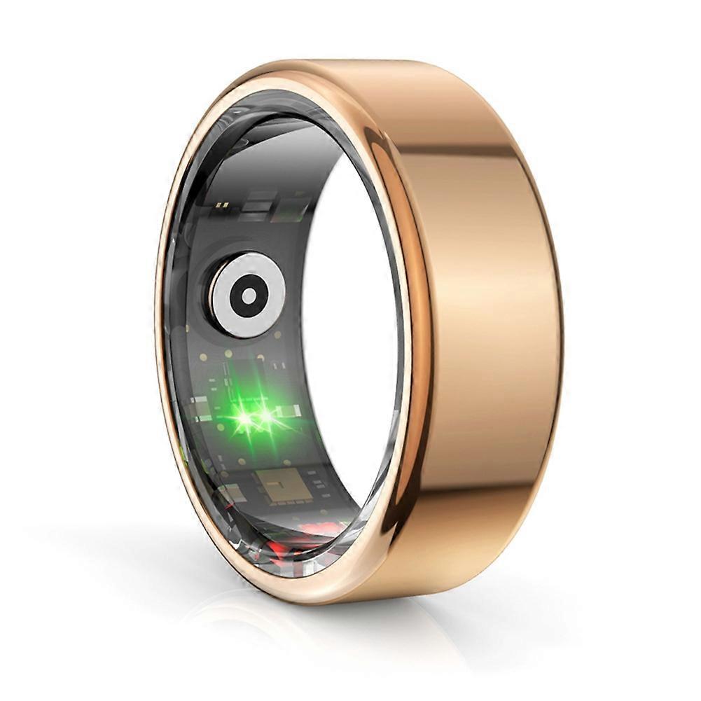 R02 Smart Ring for Men & Women with Charging Case, Health Monitor,A