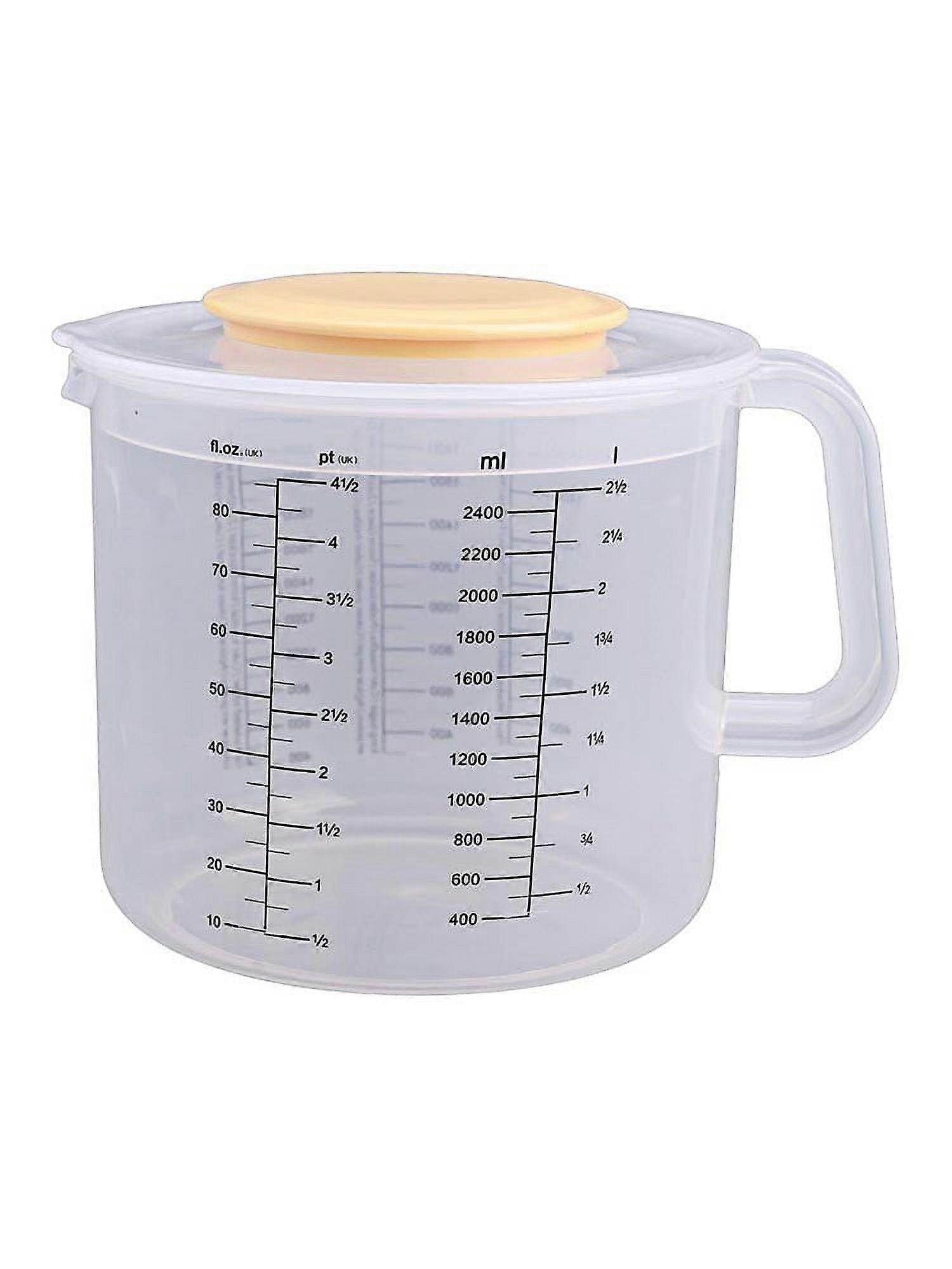 Baking Measuring Cup Kitchen Tool Mixing Bowl Transparent Plastic Mixing