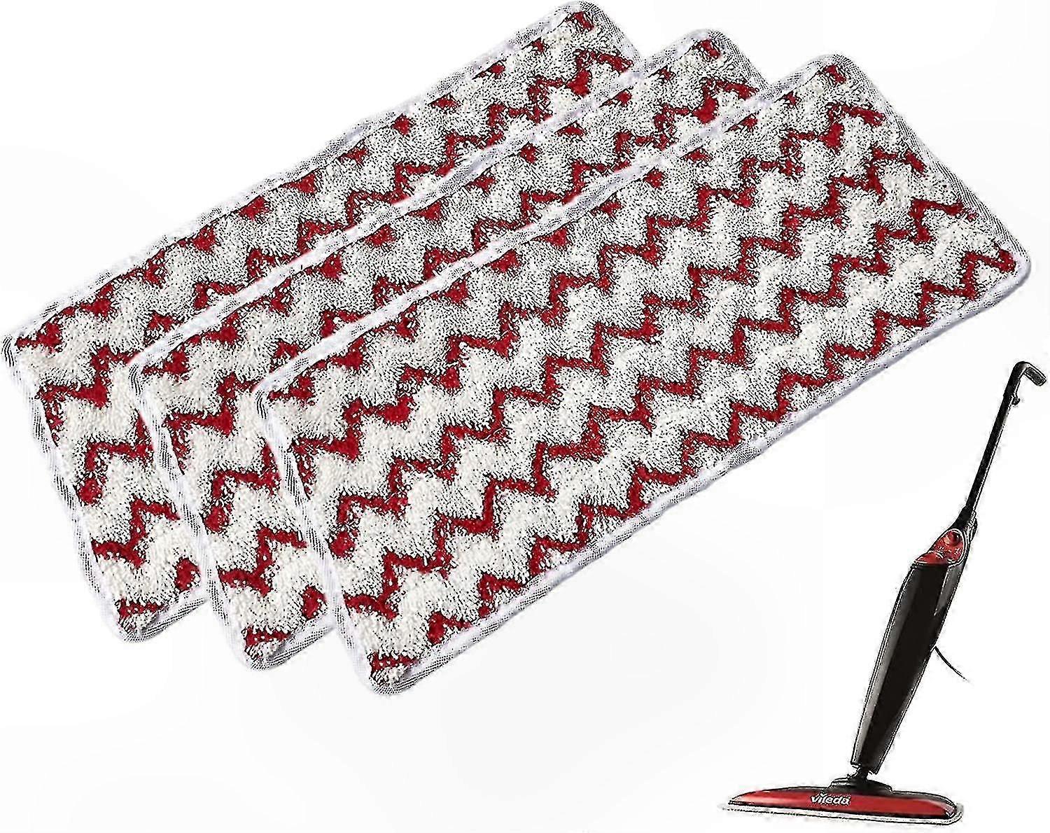 5-Pack Reusable Microfiber Pads for Steam Mops, Fits XXL Size Steam Mop Models