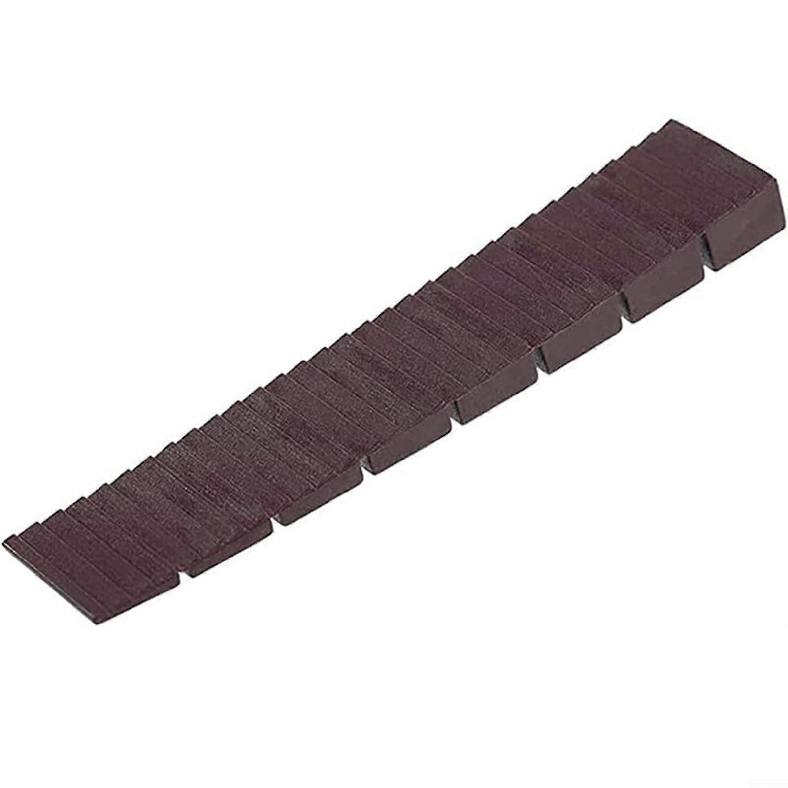 Furniture Leveling Wedges, AntiSlip, Modifiable Levelers, Plastic Stabilizers, Stackable Bookcases Cabinet Brown