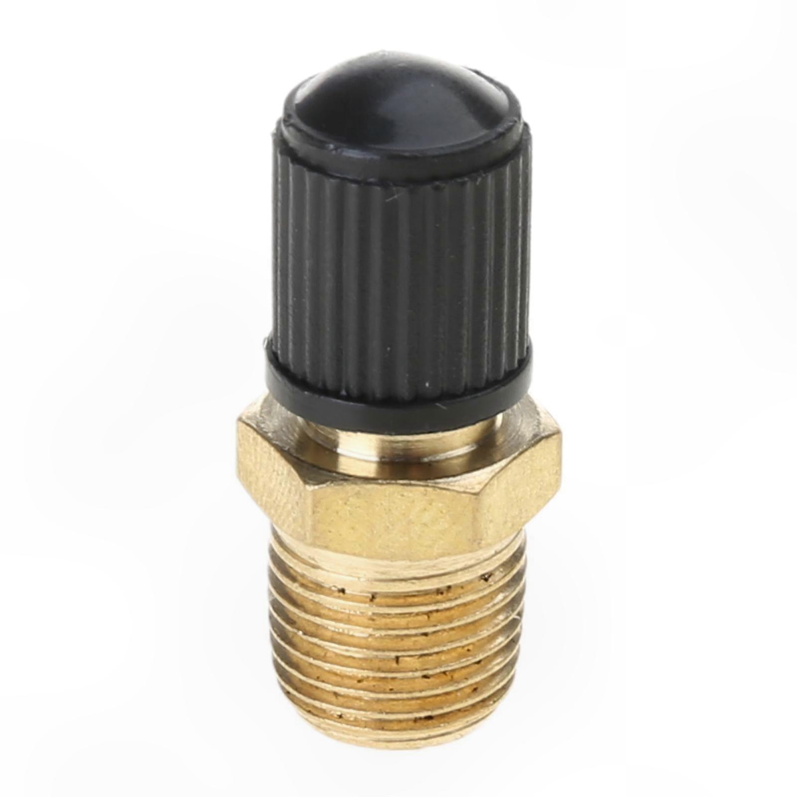 1/4" MNPT Male Tank Valve with Protective Caps, Brass Standard Thread Core, Multicolor