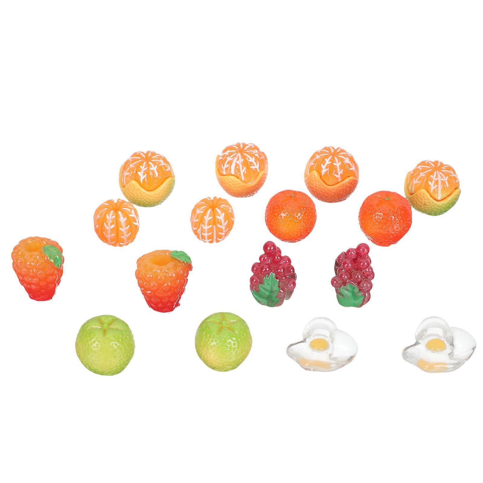 Artificial Fruit Models Simulation Fruit Ornaments for Decoration 32Pcs