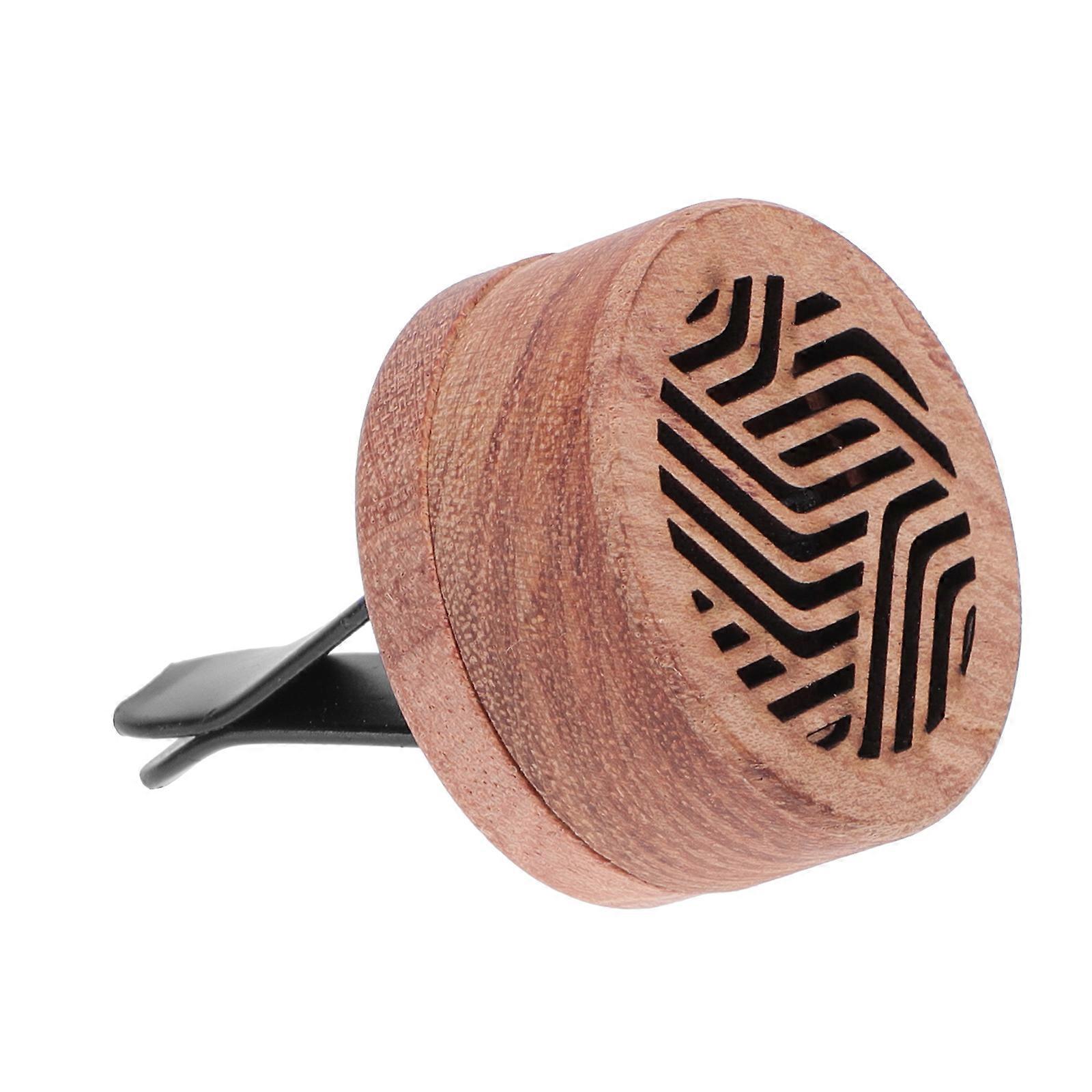 Car Aroma Diffuser Wooden Perfume Clip for Car Using 12Pcs Set