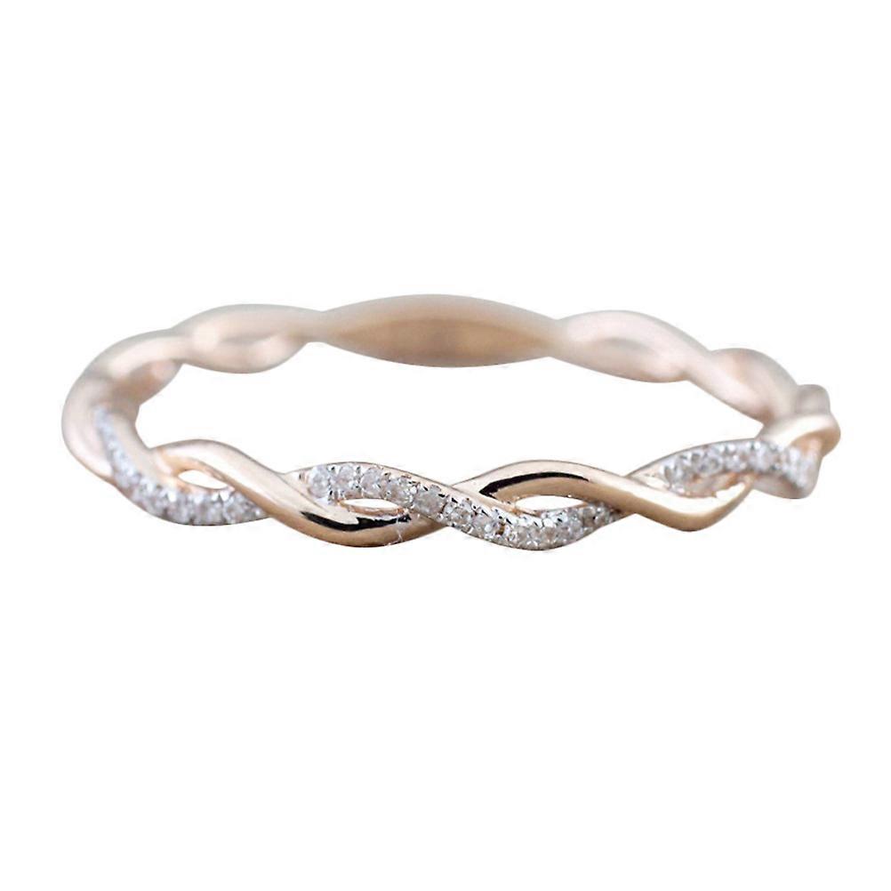 Beautiful Ring Rhinestone Fried Dough Decoration 3Pcs Durable Metal Accessory