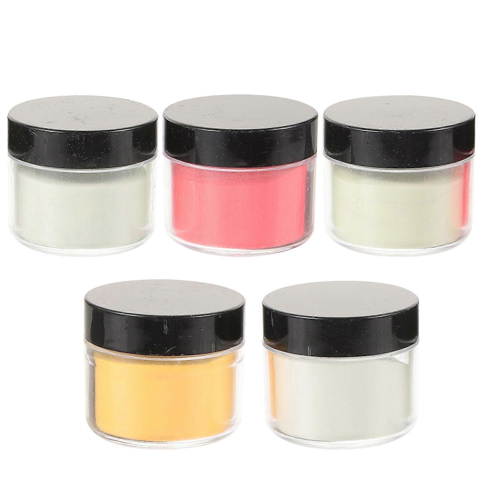 DIY Blusher Powder Nail Art Supply For Indoor DIY Projects Assorted Color 10 Pcs Glow-In-The-Dark Artistic Powder