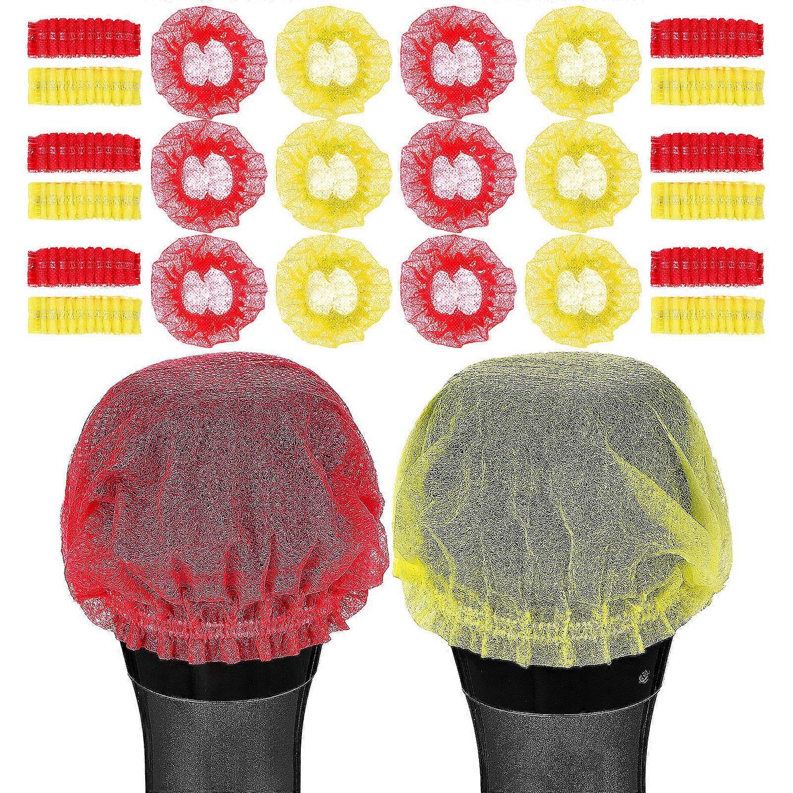 Microphone Covers Disposable for Microphone 400Pcs Protective Multi-Color Covers