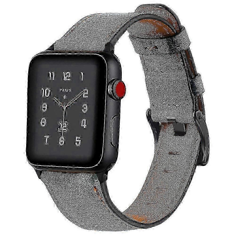 compatible with apple watch band,leather replacement band compatible