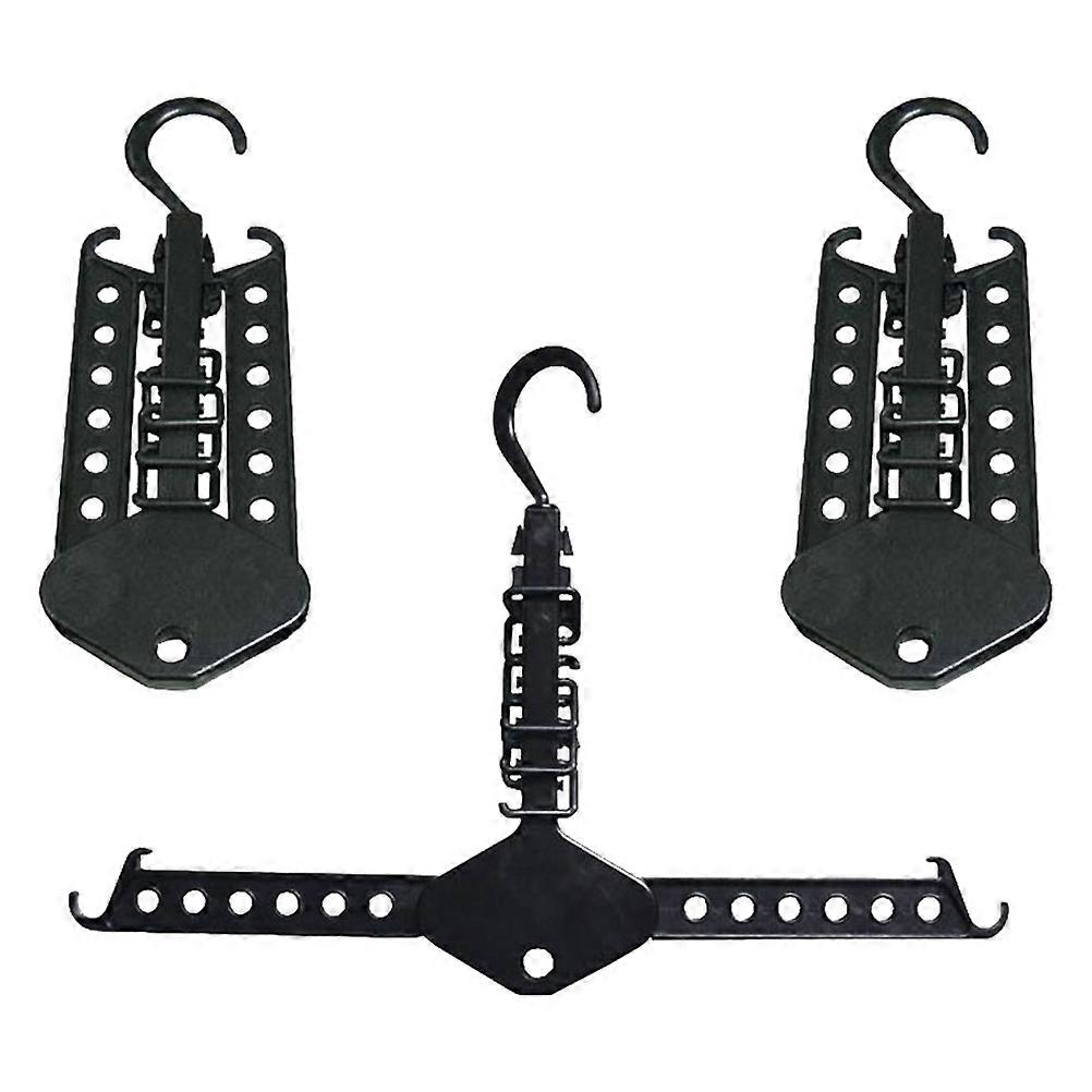 Folding Hanger 6Pcs Rotatable Clothes Drying Rack for Home Laundry Use