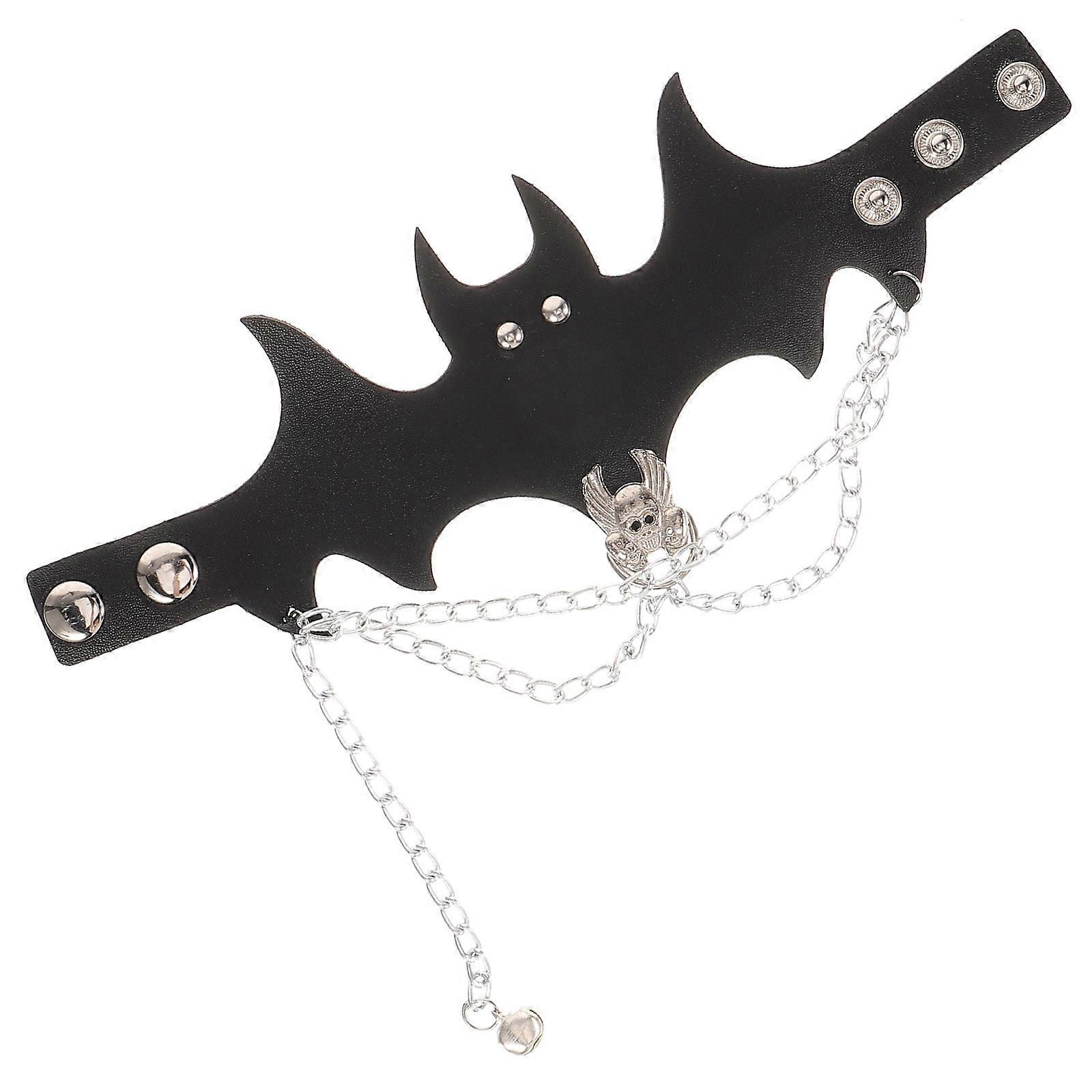 Goth Bracelets Cuff Bracelet for Decoration 4Pcs Set