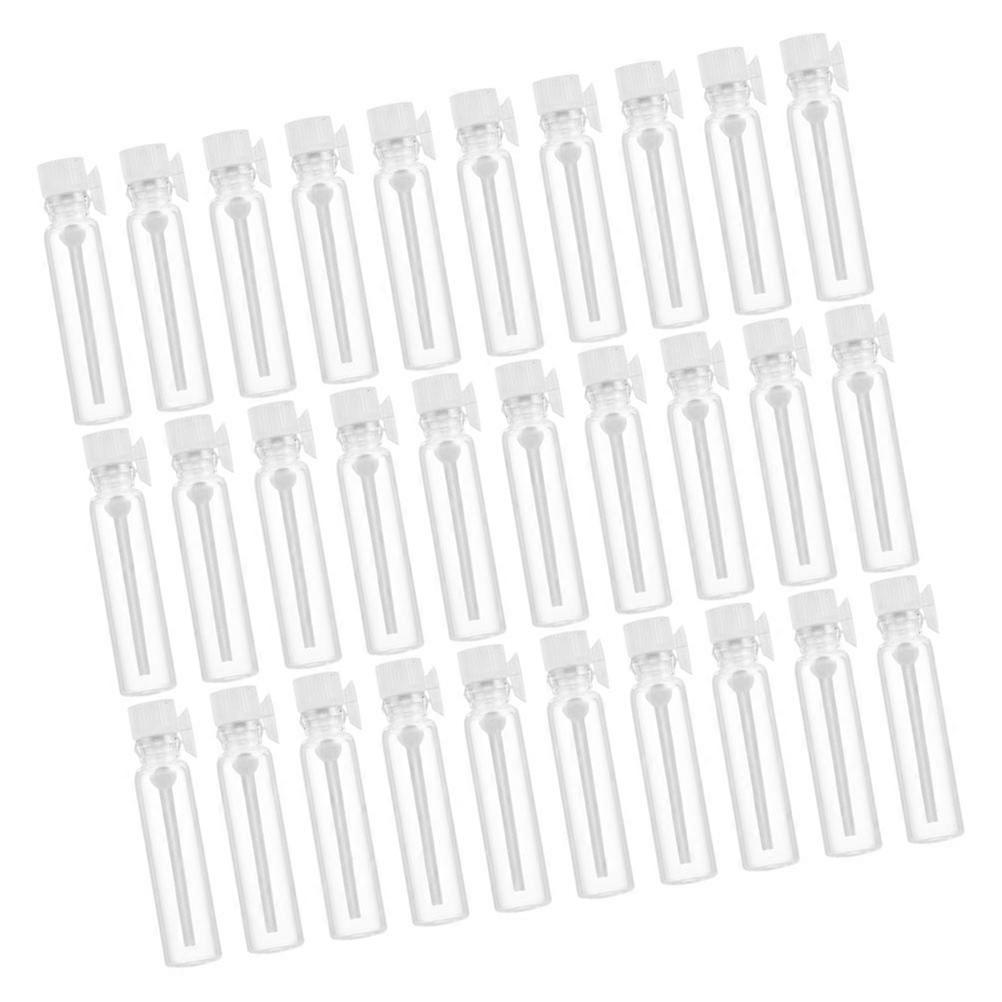 250Pcs Small Glass Bottles for Storage 2ml Mini Perfume Sample Bottles Transparent