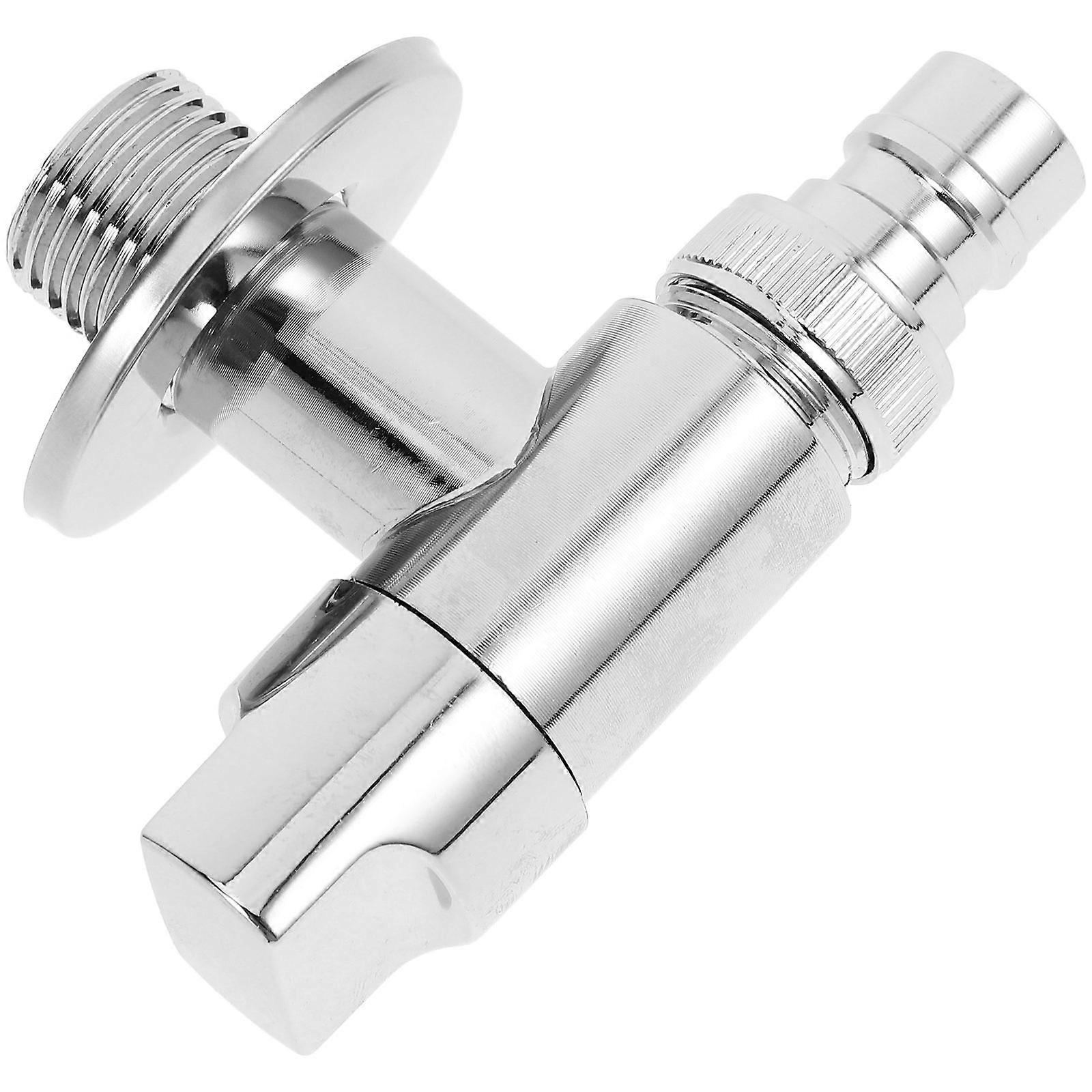Water Faucet 3Pcs Shut Off Valve Rectangular Design Durable For Washing Machine Laundry Room Automatic Water Control