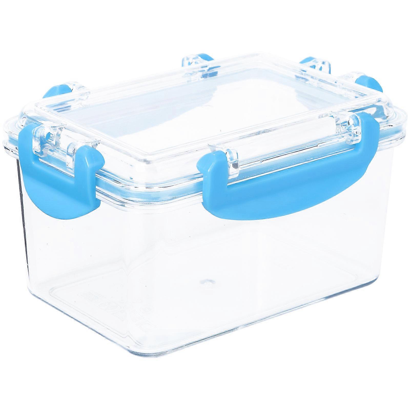 Plastic Containers Crisper Kitchen Organization Transparent Vegetable Container Fridge Use 1Set