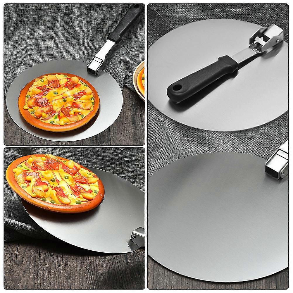 Pizza Transfer Stainless Steel Baking Tool for Cake 1Pcs Folding Handle