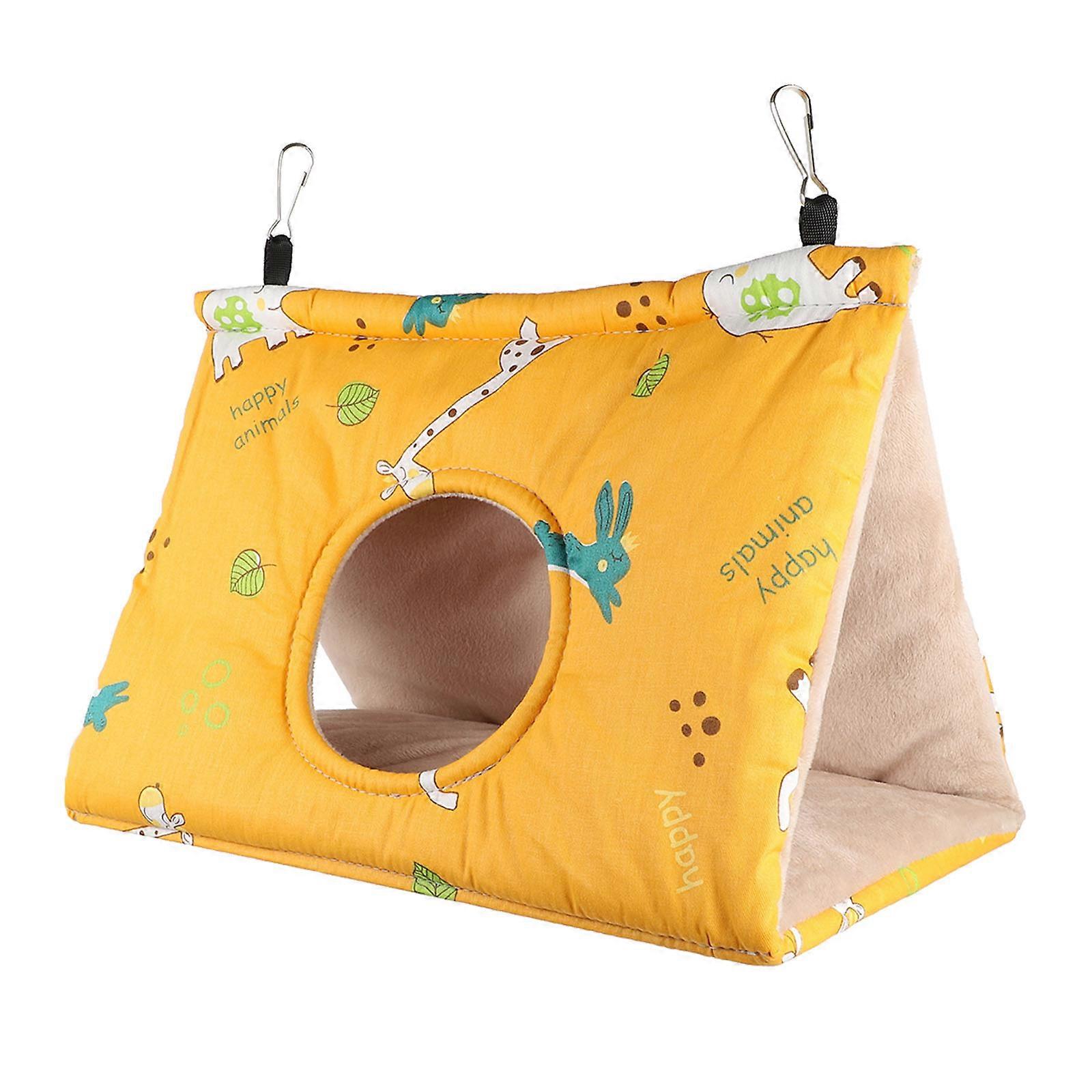 Bird Warm Nest Cotton Hammock for Parrot Sleeping 3Pcs Snuggle Hut