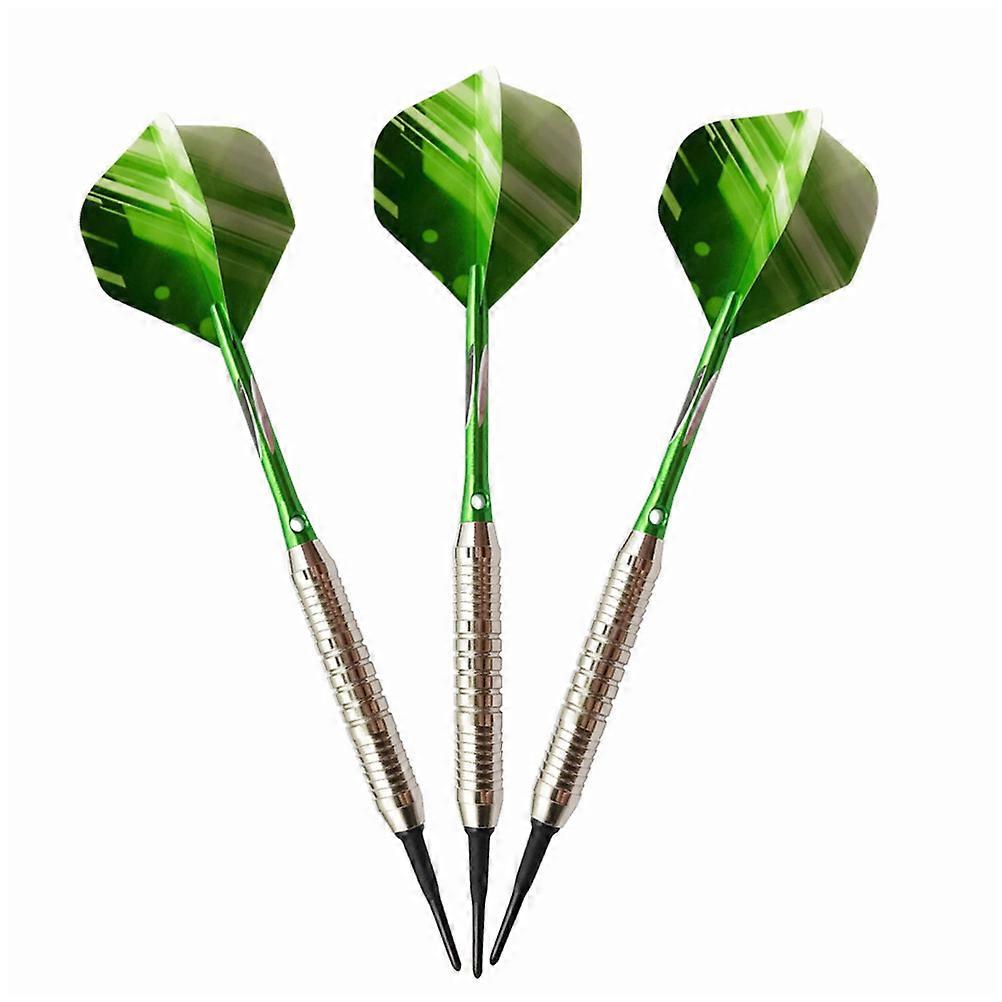 Professional Electronic Darts Pin Type Hard Darts for Playing 1Set Green