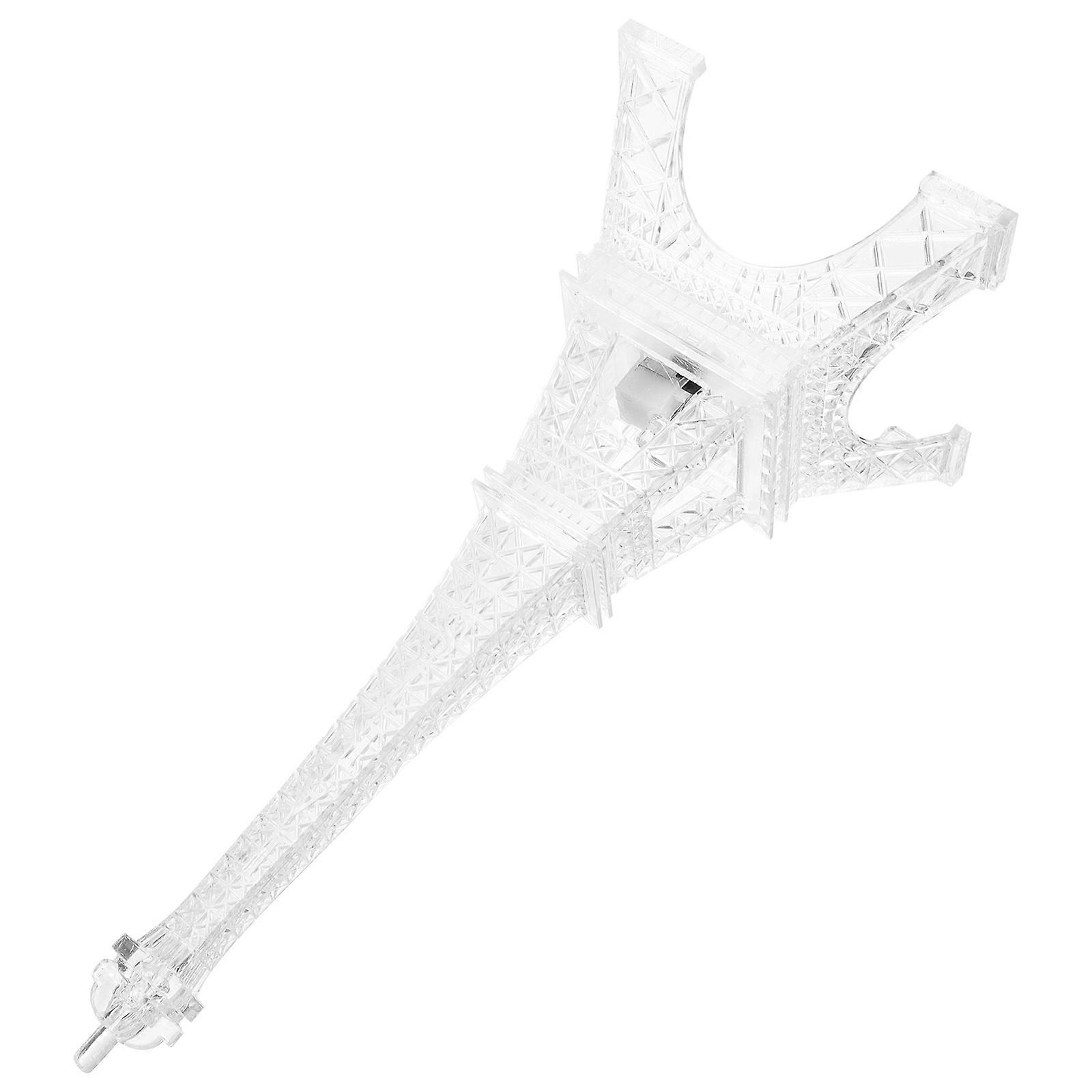 Color Changing Night Light Acrylic Eiffel Tower for Home Use