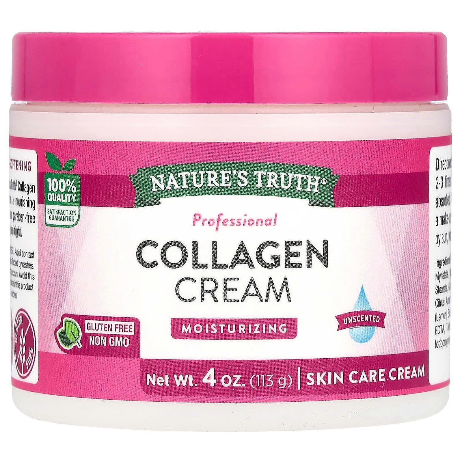 Collagen Cream, Unscented, 4 oz (113 g)