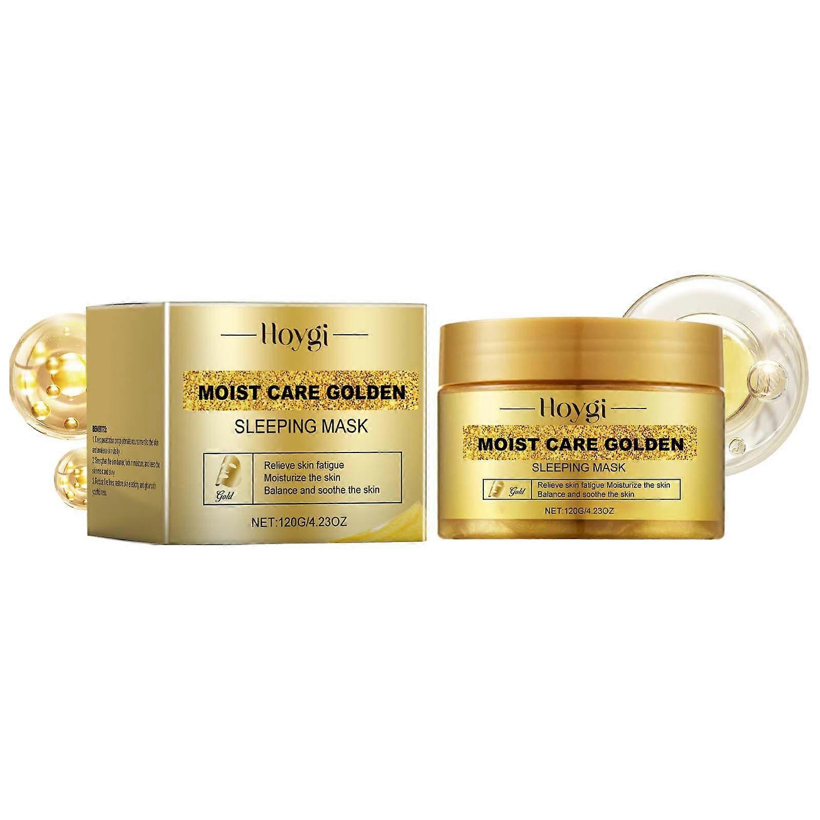 Hoygi Gold Sleeping Mask, Moisturizing, Moisturizing, Moisturizing, Smoothing And Firming Skin Hydrating Mask