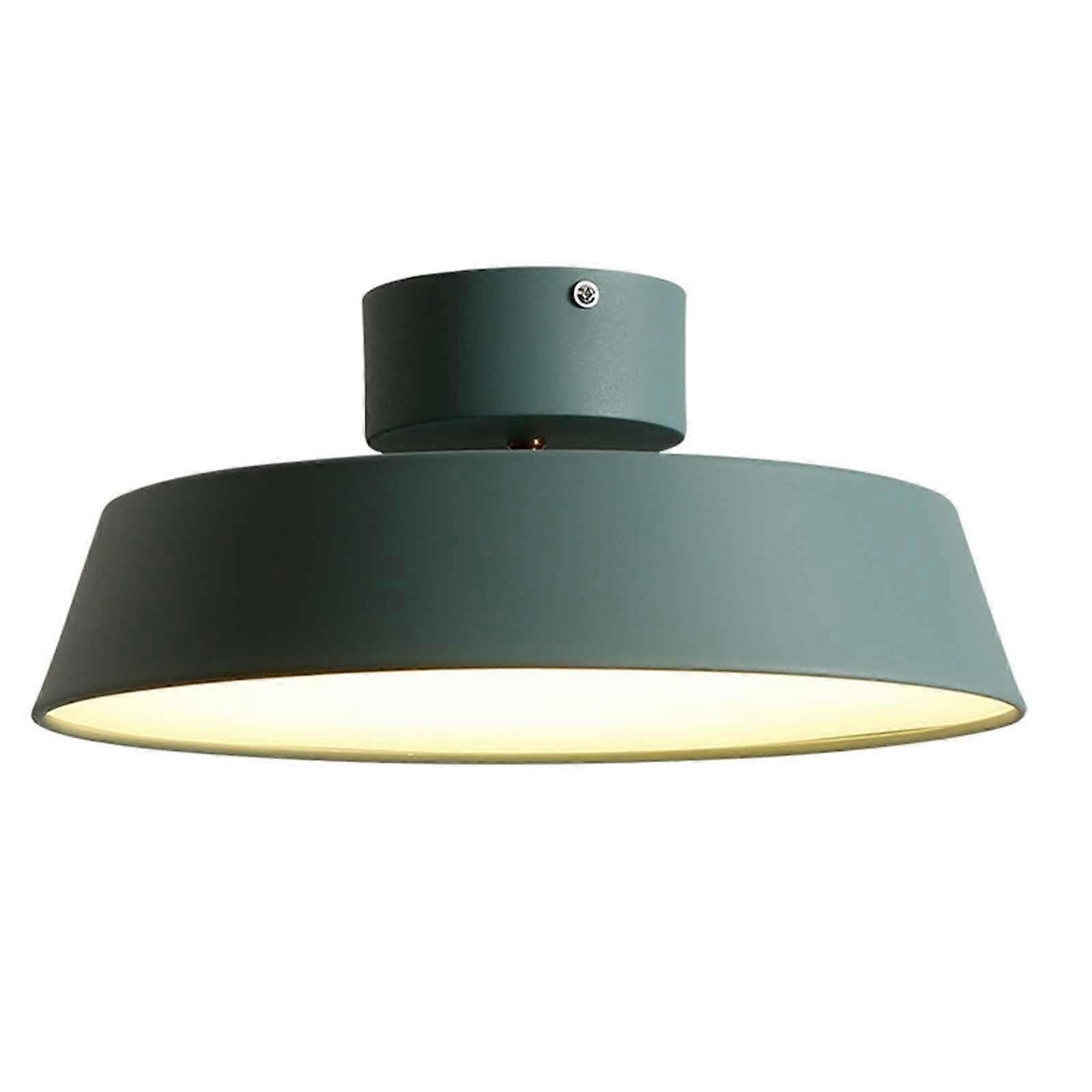 Led Semi Flush Mount Ceiling Light Fixture Nordic Rotatable Dimmable Round Adjustable Sconce For Bedroom Hallway