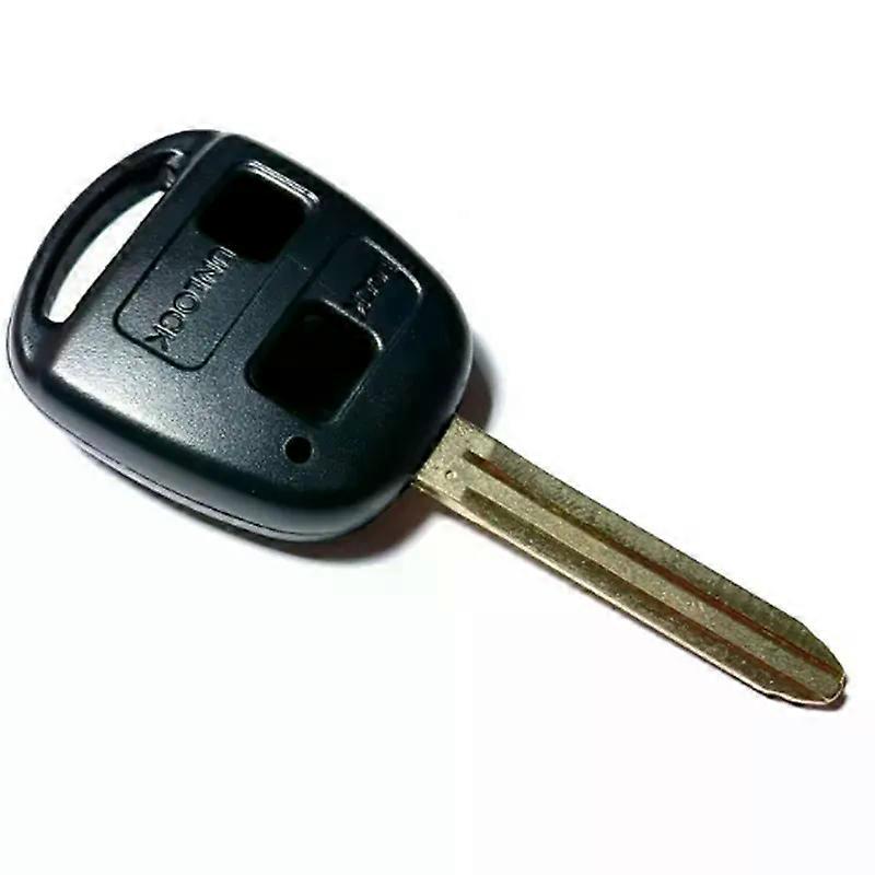 10PCS Car Key Shell 2/3 Buttons Remote Case For Toyota Yaris Camry Corolla Car Remote Replacement Case TOY43 blade