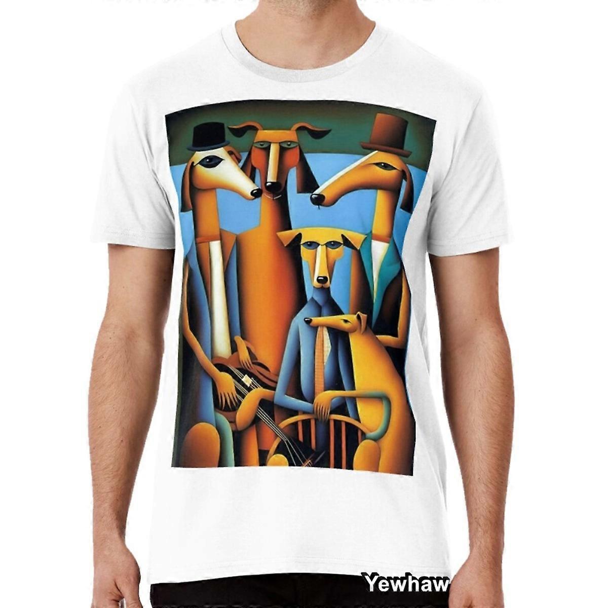 Greyhounds in a Jazz Band T-shirt whippet dog animal