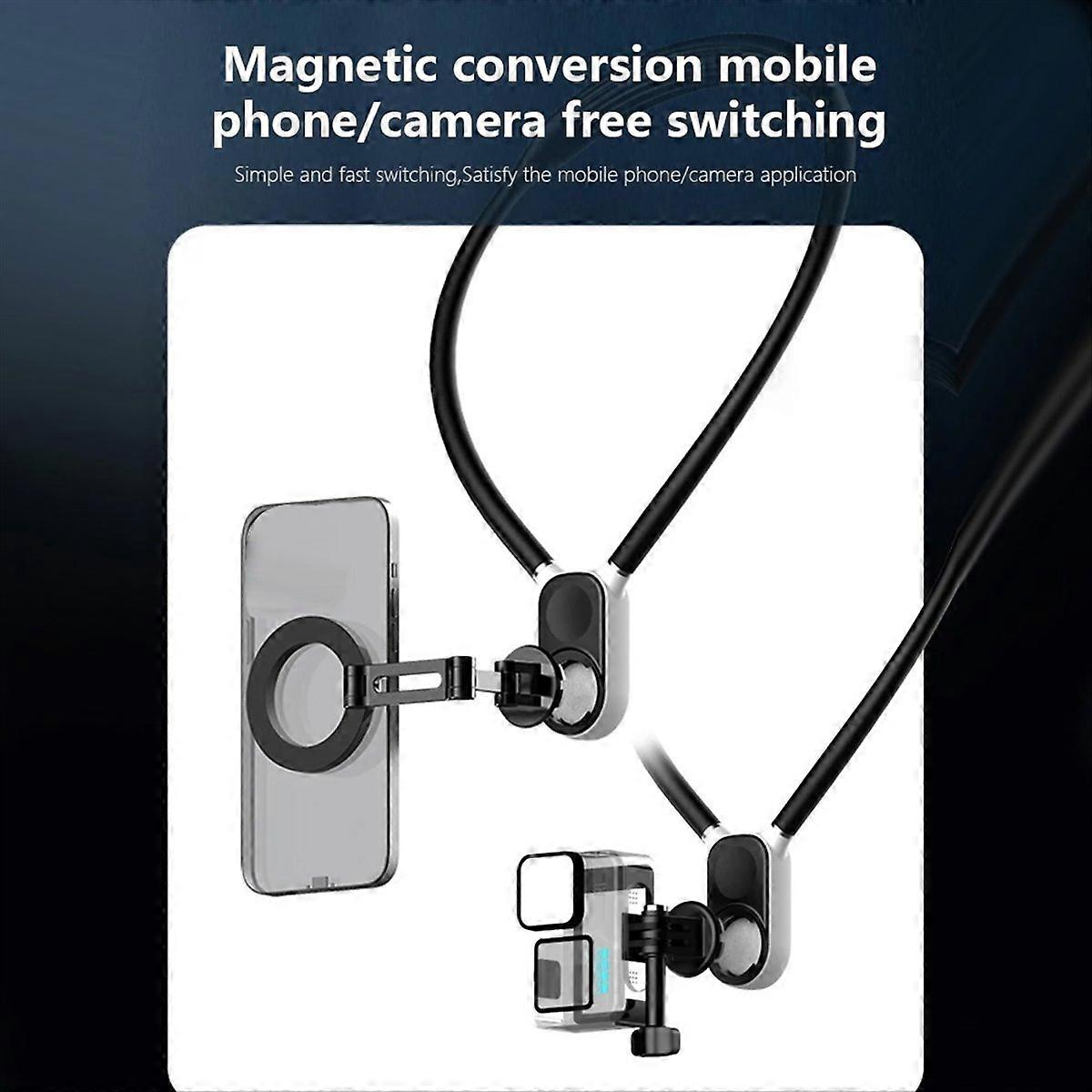 Magnetic Neck Holder Mount Necklace Bracket for Black