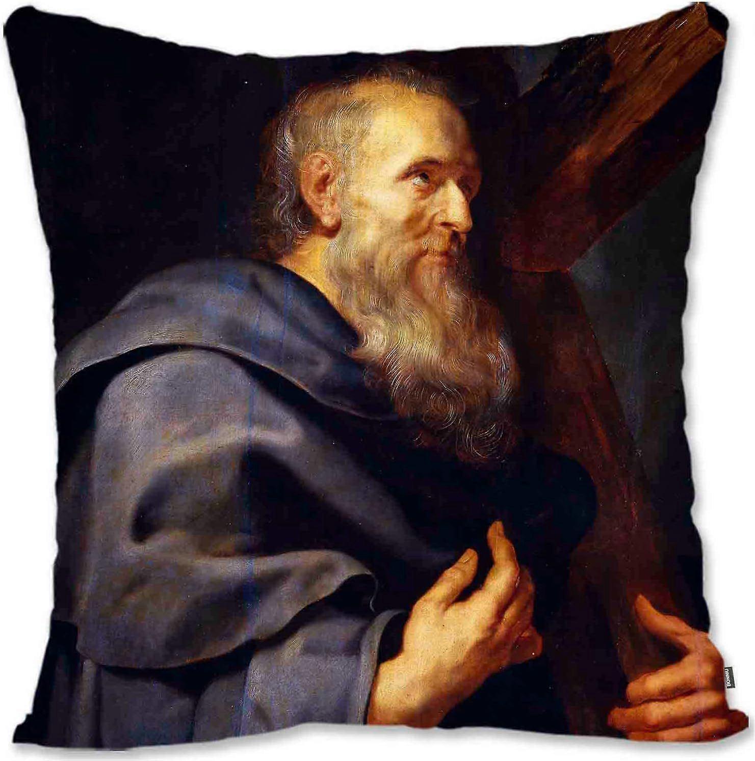 h462 デコラティブスローピローケースカバー 和風俗画 広重 II 赤坂 50 (a1-1030) lm462