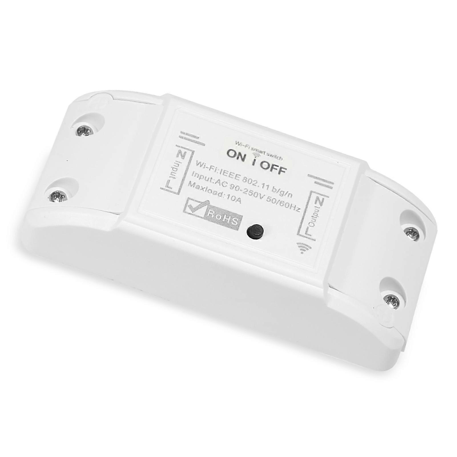 Wifi Smart Switch Compatible with   & for  Home Timer 10A/2200W Wireless Remote Switch for Android/IOS APP Control for Electric Appliances Universal 