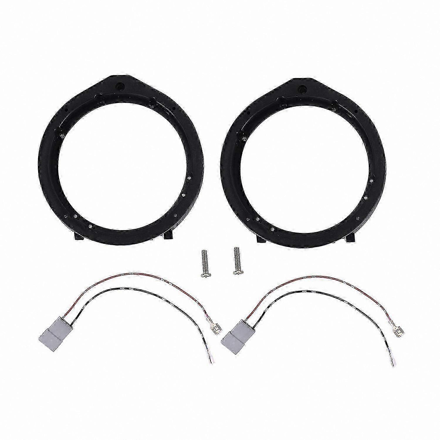 2PCS 6.5" Speaker Adapter with Wiring Harness for  Civic