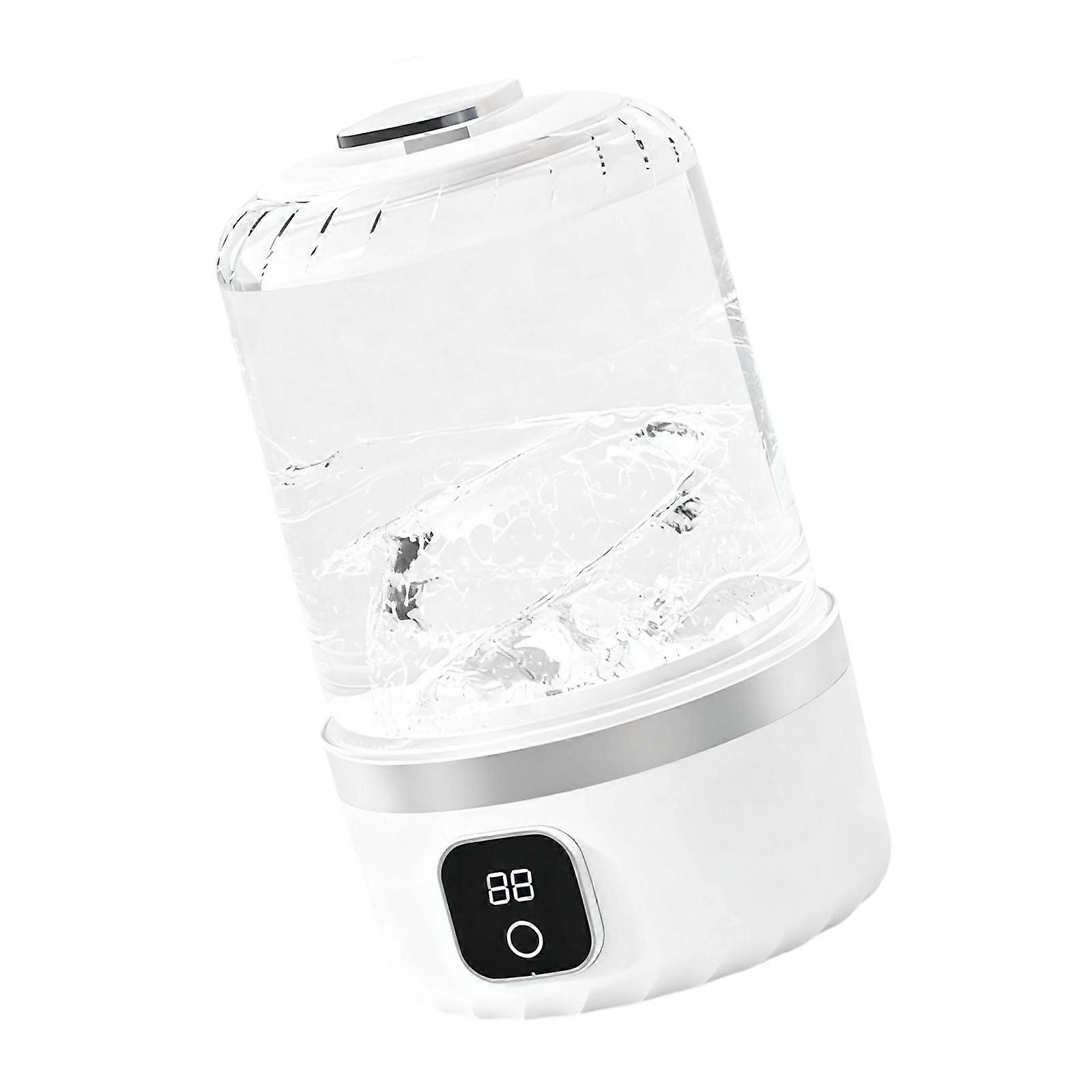 Portable Laundry Device USB Charging Function Quiet Motor ABS Texture Suitable for Small Spaces and Sensitive Fabrics  White