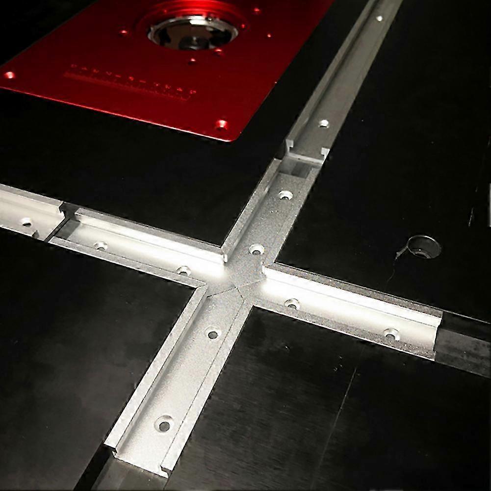T Track Connector T Track Intersection Kit Miter Track Jig Fixture Slot Connector for Router Table