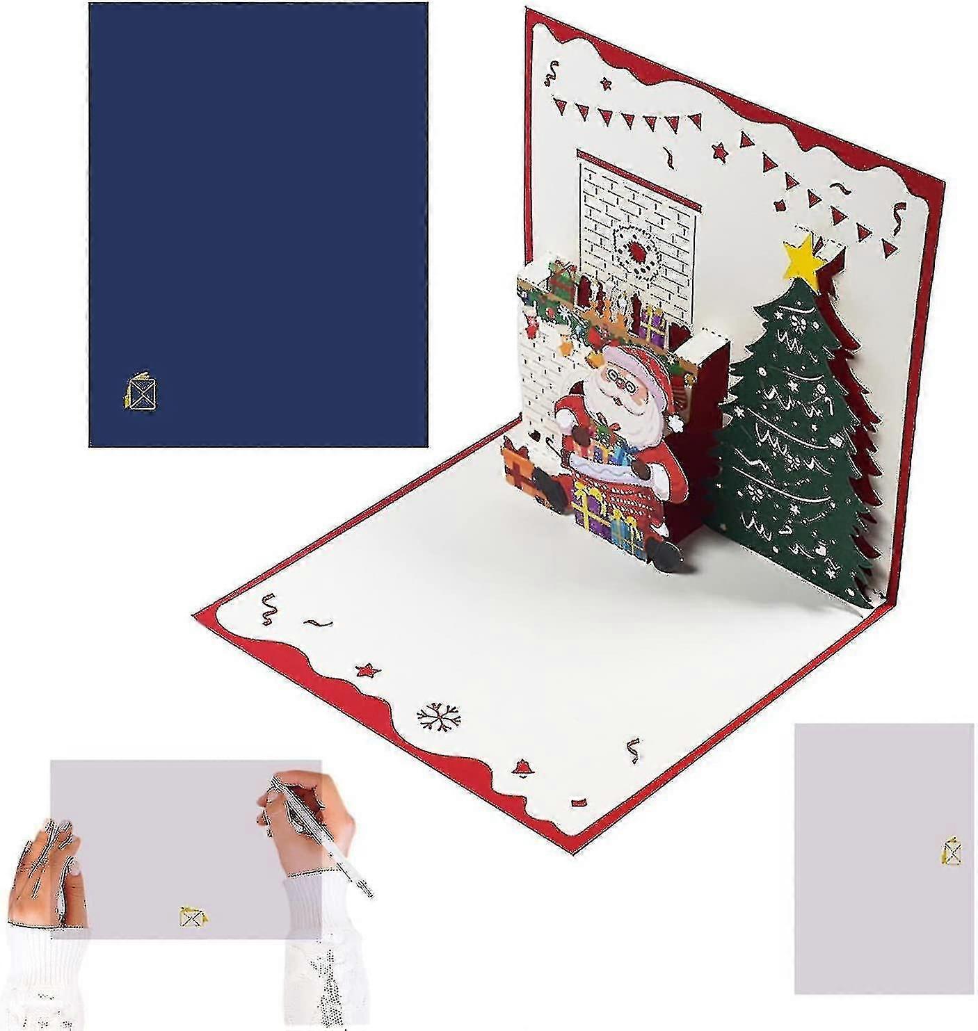 Christmas Decorations Christmas Card Pop Up Christmas 3d Cards 3d Handmade Christmas Greeting Cards