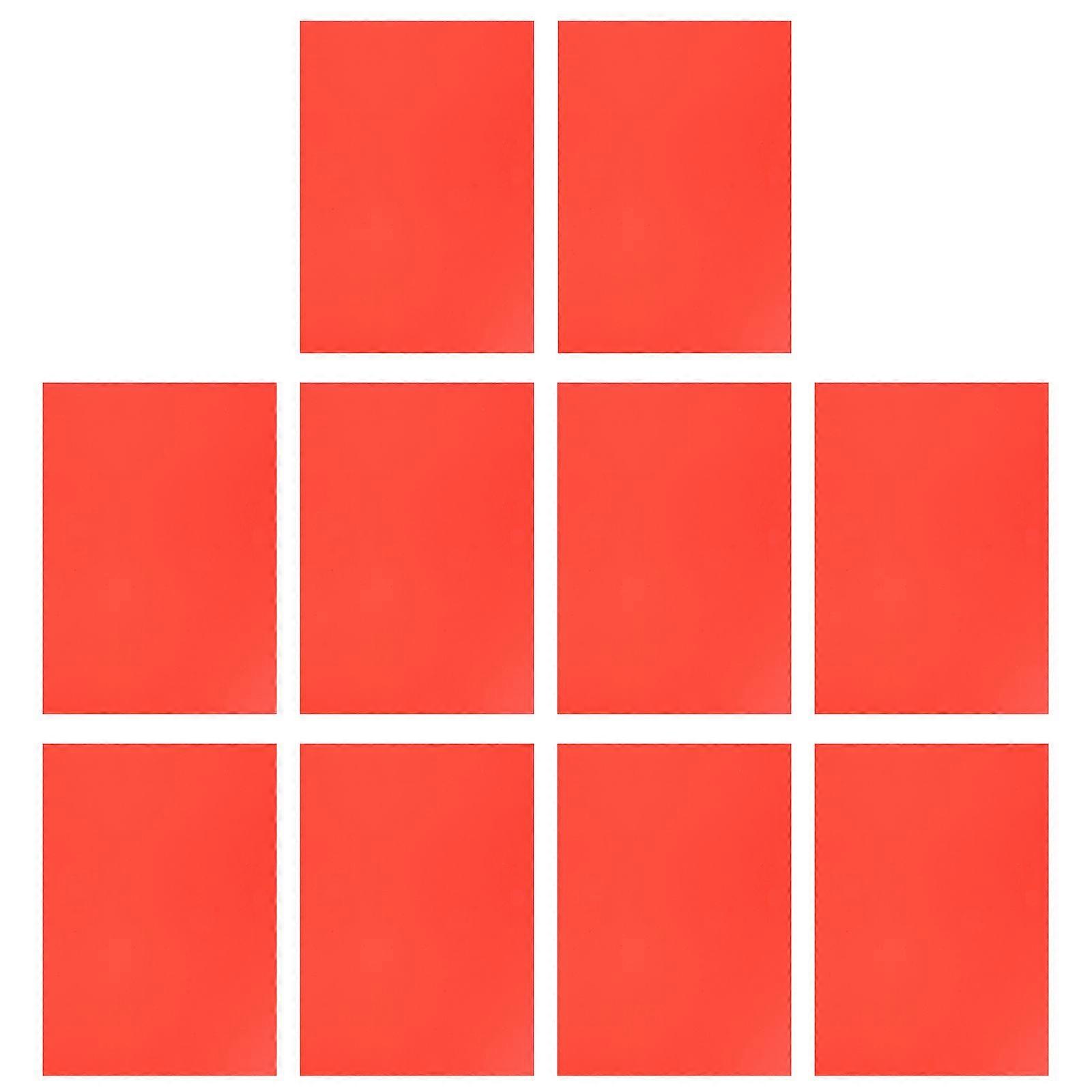 10Pcs Gel Light Filter Transparent Color Film Sheets for Photo Studio LED Light